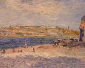 阿尔弗莱德 西斯莱 : Riverbanks at Saint-Mammes